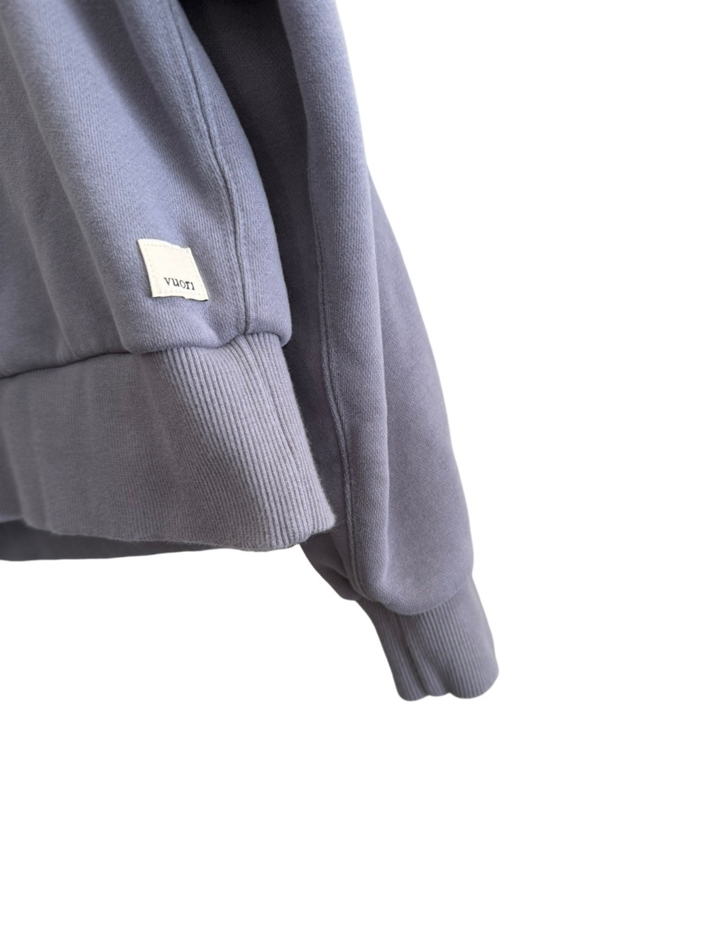 VUORI Restore Half Zip Hoodie Blue Size Medium - Picture 5 of 7